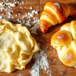 What is the difference between puff pastry and crescent rolls?