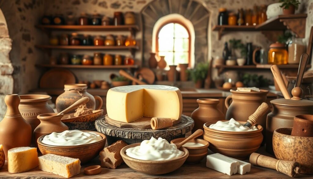 ancient roman dairy products