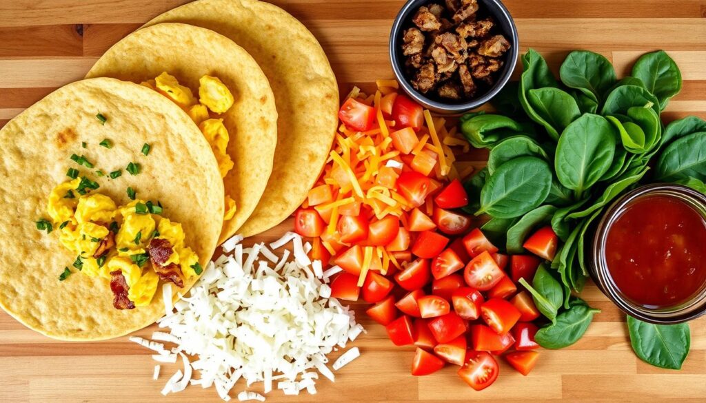 breakfast crunchwrap ingredients