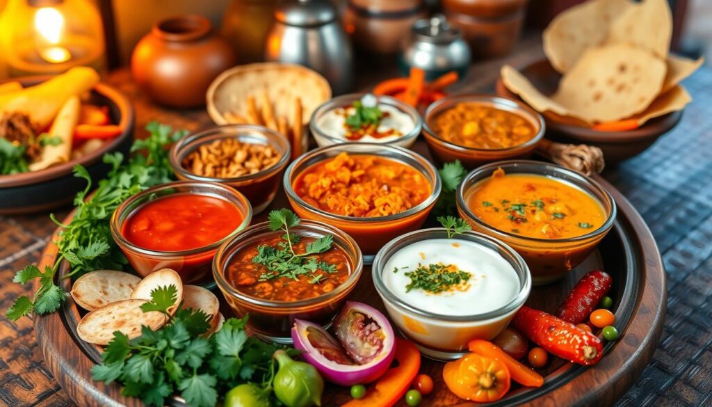 flavorful accompaniments and chutneys