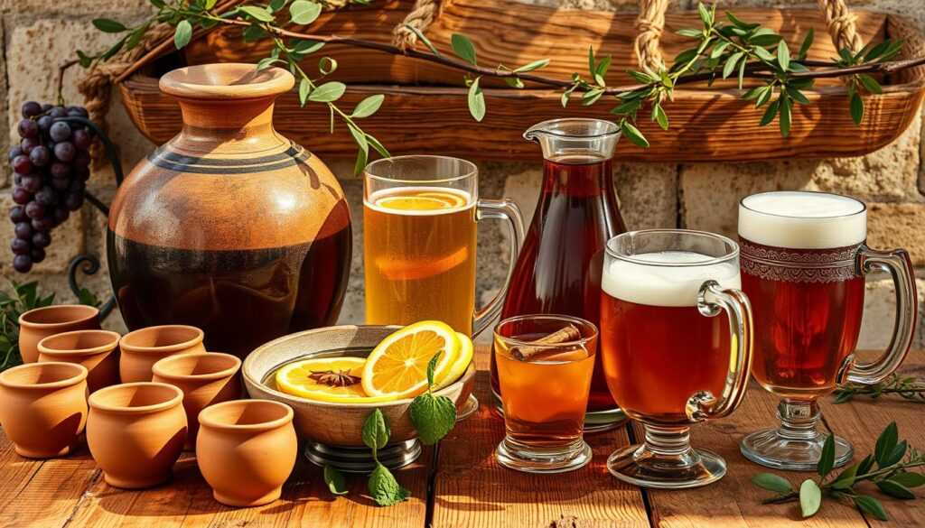 traditional roman drinks