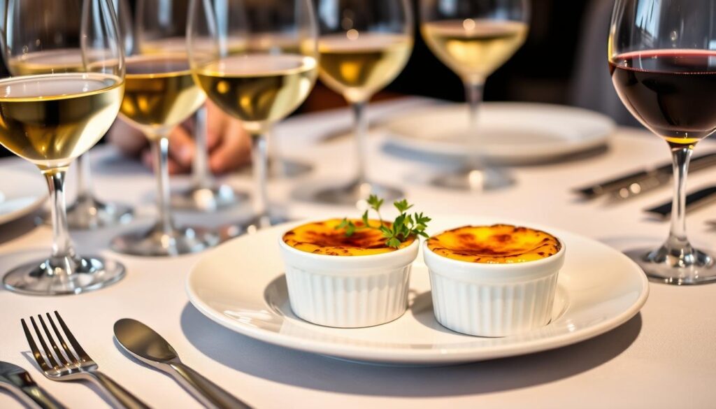 wine pairing for crab brulee